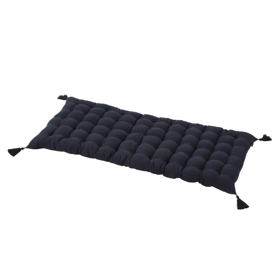 Materassino da pavimento in garza di cotone (60 x 120 cm) Gaia Blu notte