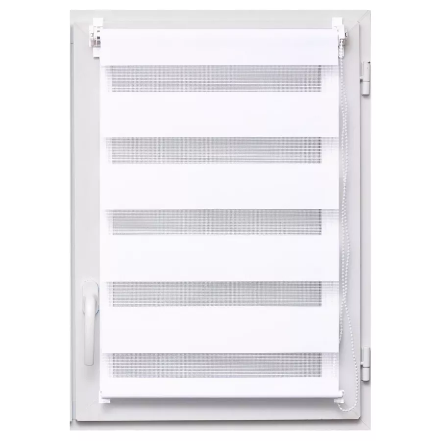 Store enrouleur Jour / Nuit (90 x 180 cm) Blanc