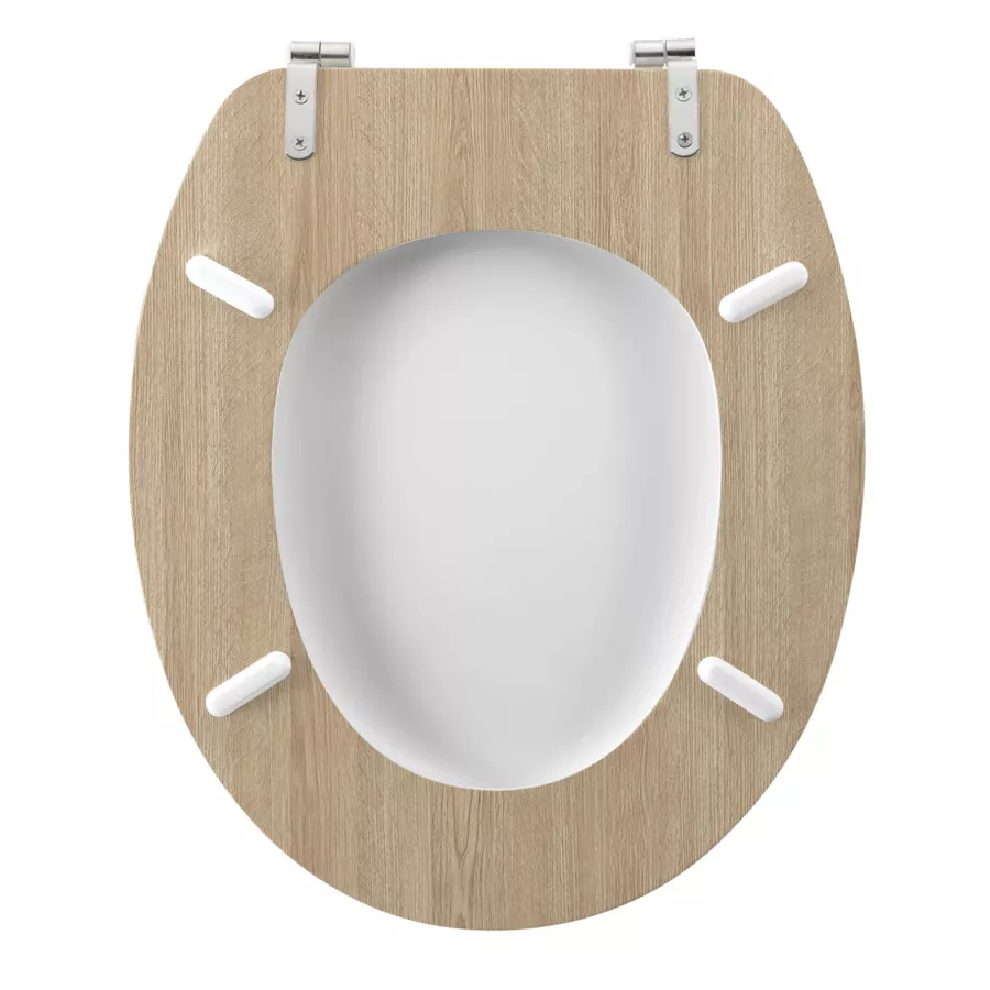 Abattant WC (37,5 x 46 cm) Havane , MDF ImprimŽ & Effet Bois