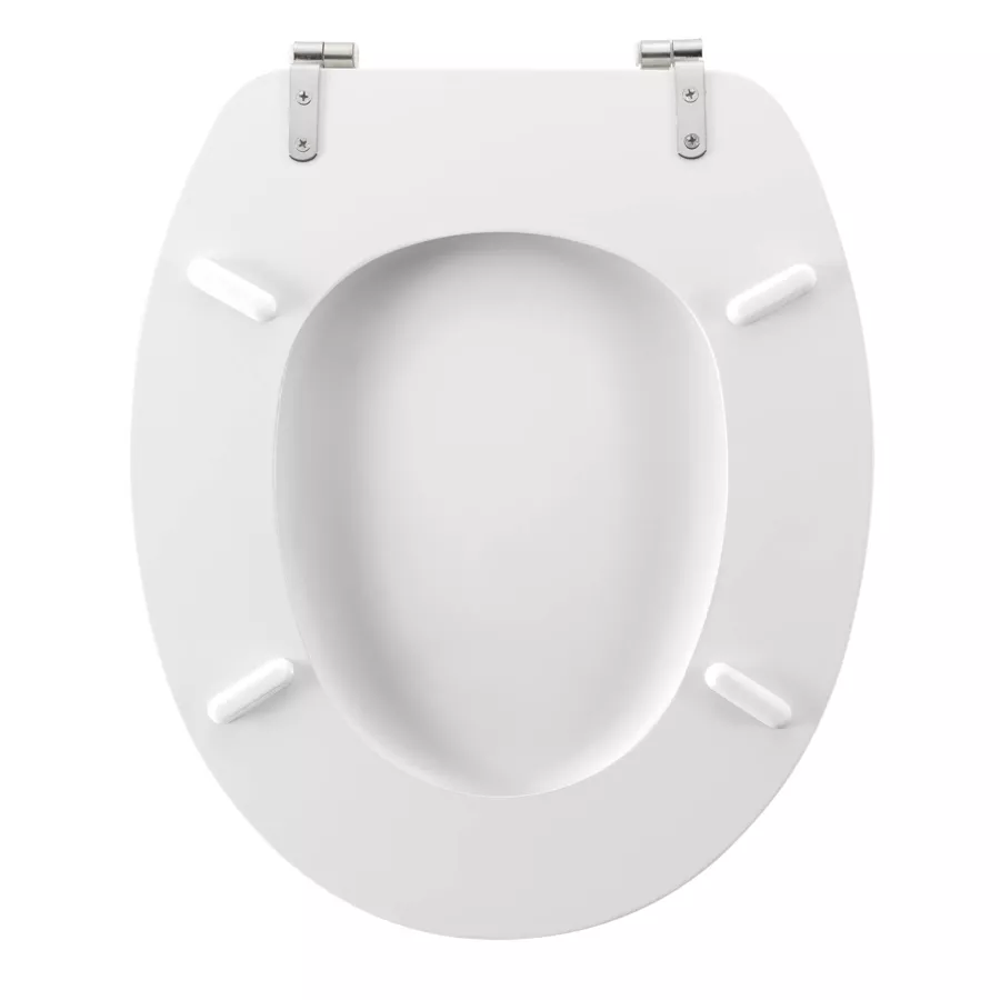 Abattant WC (37,5 x 46 cm) Kelly Blanc, MDF ImprimŽ