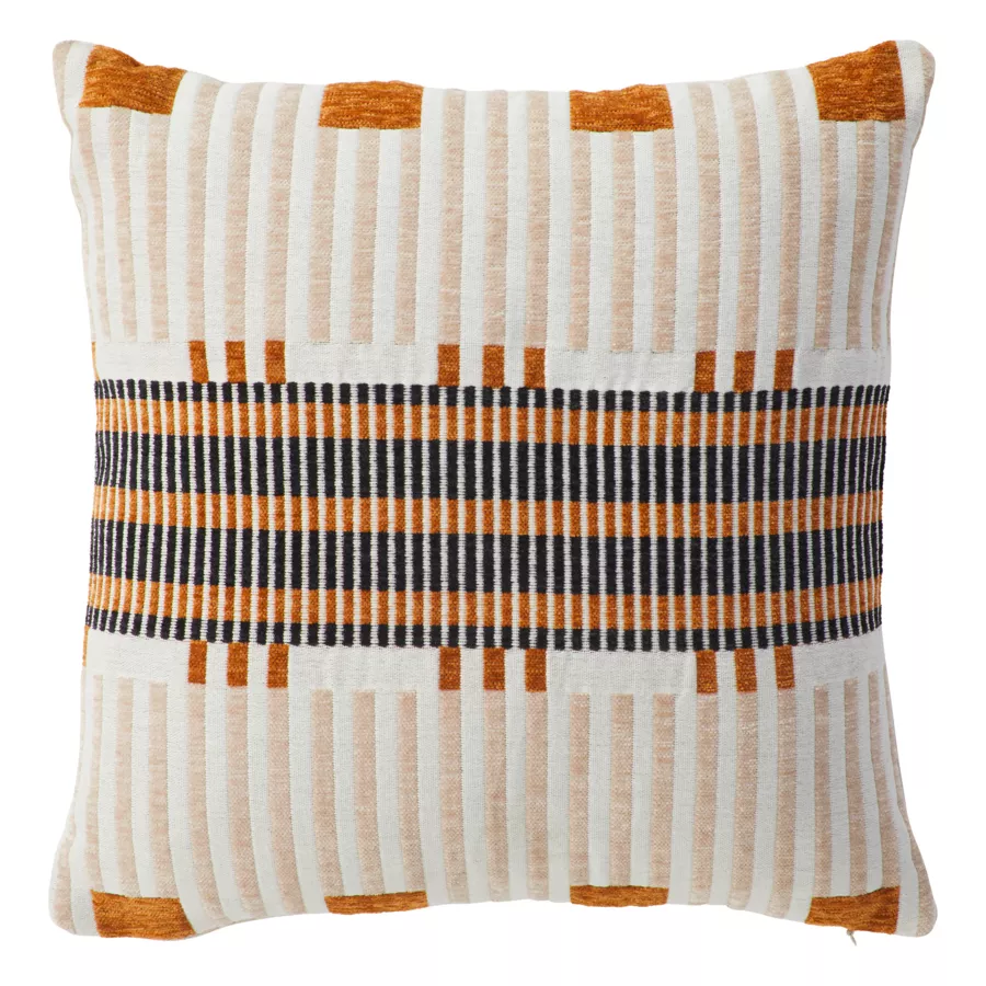 Cojín cuadrado bordado (40 x 40 cm) Jangwa Beige