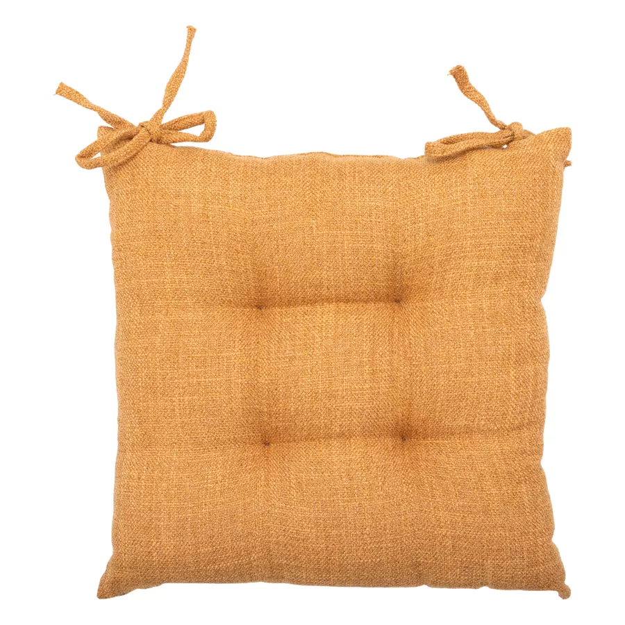 Coussin de chaise carré (38 x 38 cm) Clem Cannelle