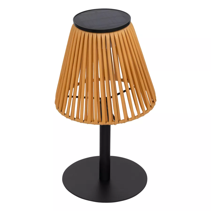 Lampe à poser extérieure solaire (H30 cm) Kesy Beige