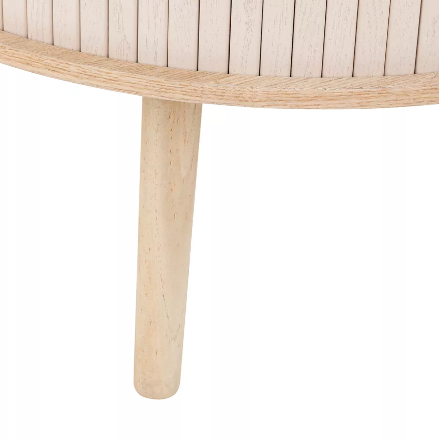 TABLE BASSE 2P NYSOS CREME L. 60 x P. 60 x H. 40,7 cm