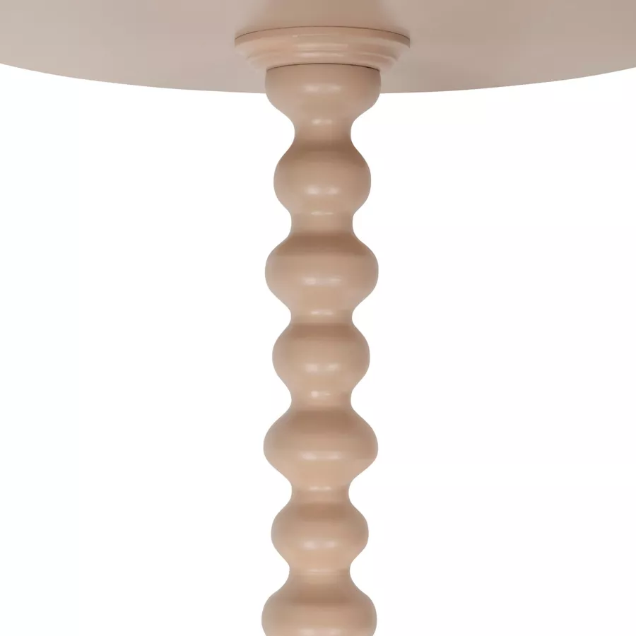 Ronde houten koffietafel (H50 cm) Alix Hazelnoot