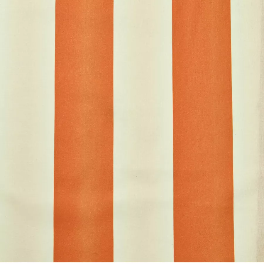 EM - Nappe en coton enduit 150 x 350 cm CLEMENTINE orange