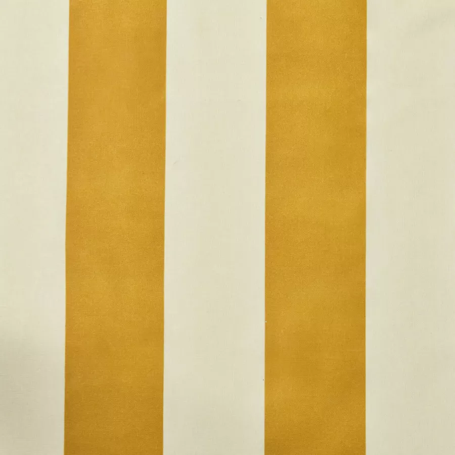 EM - Nappe en coton enduit 150 x 350 cm CLEMENTINE moutarde