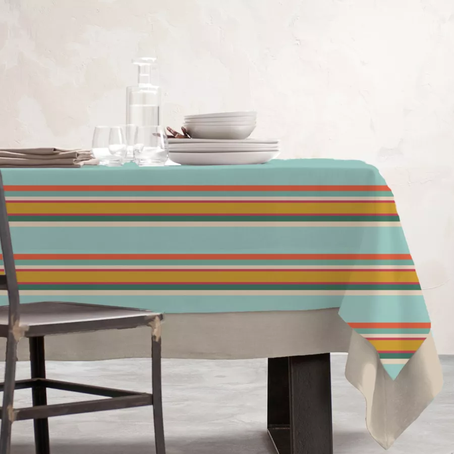 EM - Nappe en coton enduit 150 x 350 cm CERVIONE