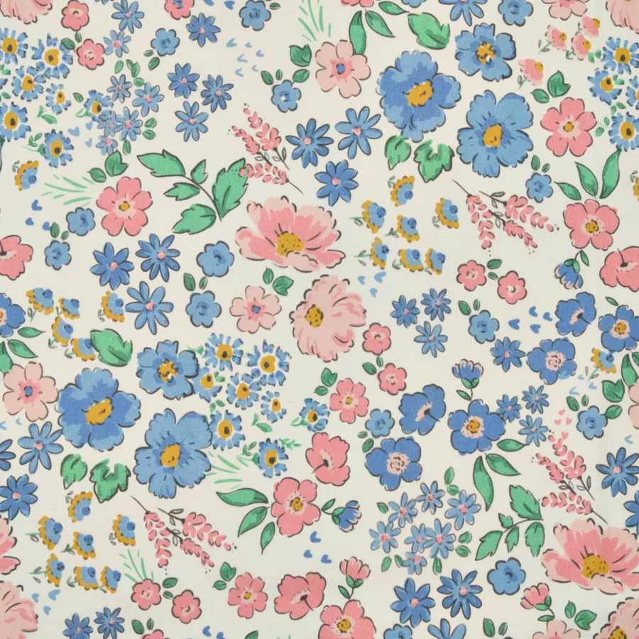 Mantel rectangular de algodón revestido (150 x 350 cm) Corolle Multicolor