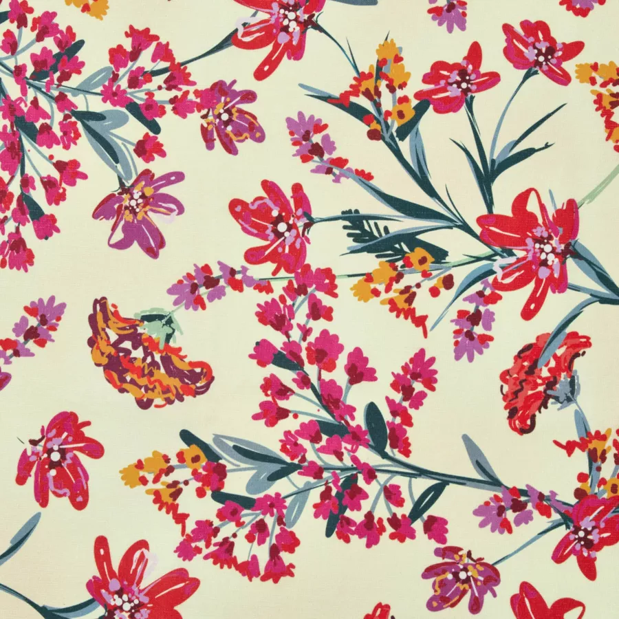 Mantel rectangular de algodón revestido (150 x 350 cm) Margot Multicolor