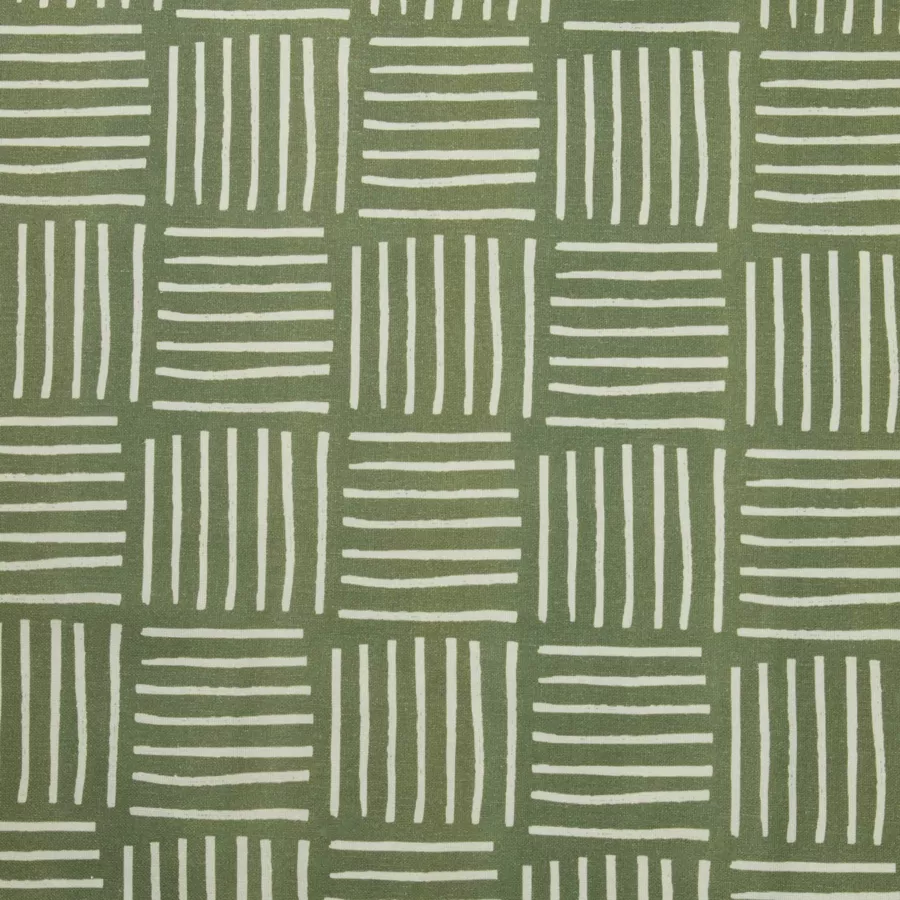 Mantel rectangular de algodón revestido (150 x 250 cm) Paolo Verde