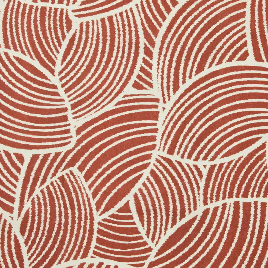 EM - Nappe en coton enduit 150 x 350 cm SARAH terracotta