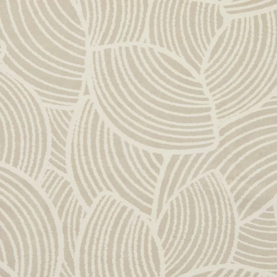 Tischdecke rechteckig Baumwolle beschichtet (150 x 250 cm) Sarah Beige