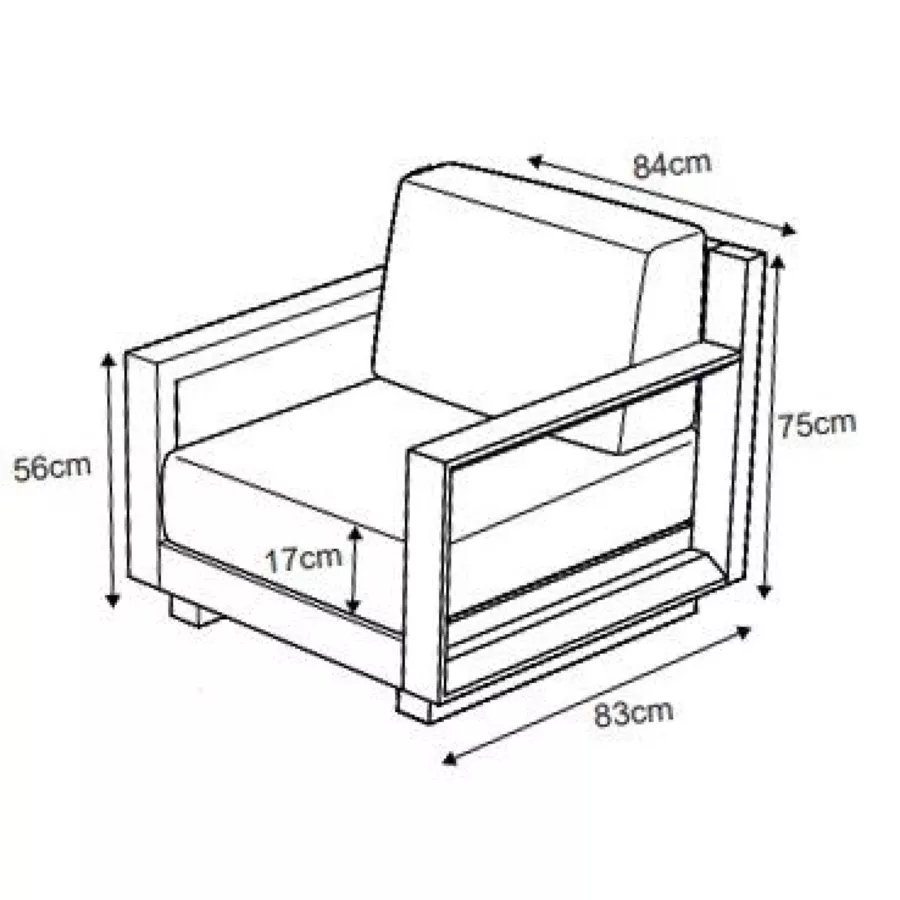 Fauteuil de jardin détente en aluminium Elba Blanc et gris clair