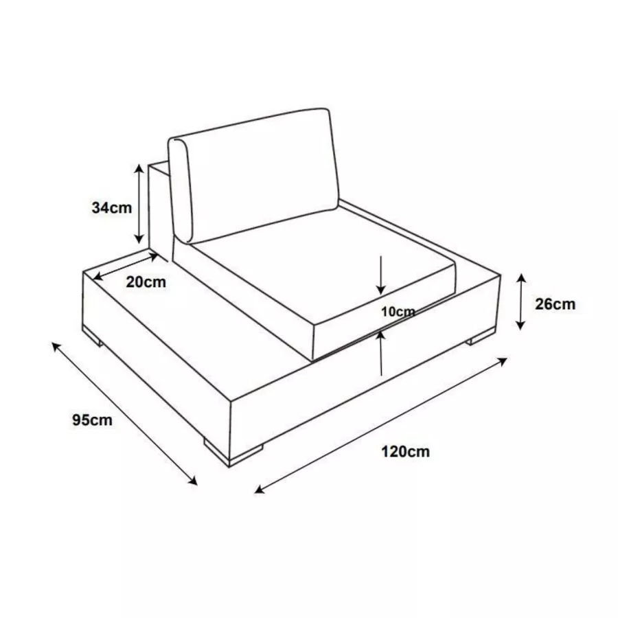 Gartensessel geflochtenes Polyrattan Palma Grau und Taupe