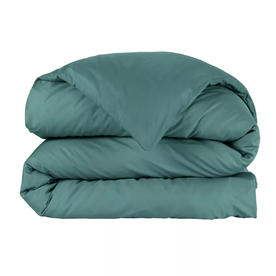 Housse de couette percale de coton (200 x 200 cm) Cali Bleu canard