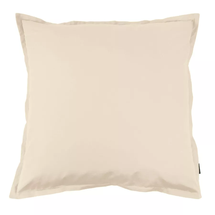 Kussensloop vierkant percal katoen (80 x 80 cm) Cali Beige
