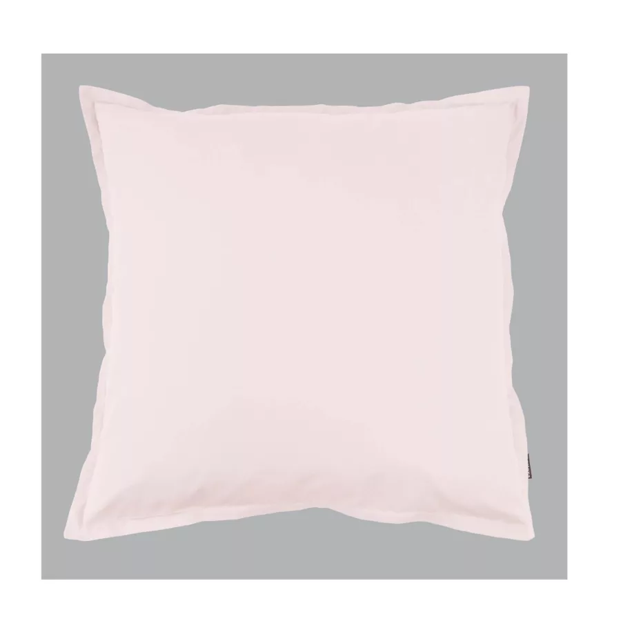 Kussensloop vierkant percal katoen (65 x 65 cm) Cali Poederroze