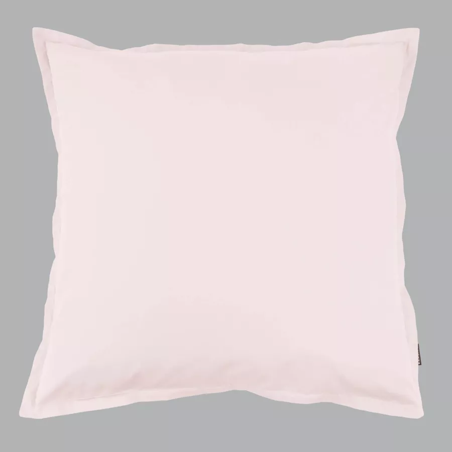 Funda de almohada cuadrada de percal de algodón (80 x 80 cm) Cali Rosa palo