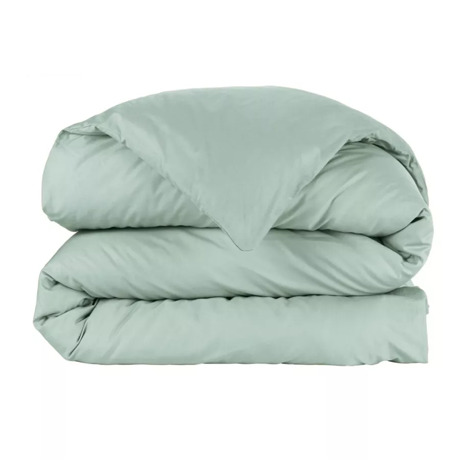 EM - Housse de couette 240 x 220 cm Percale unie CALI Eucalyptus
