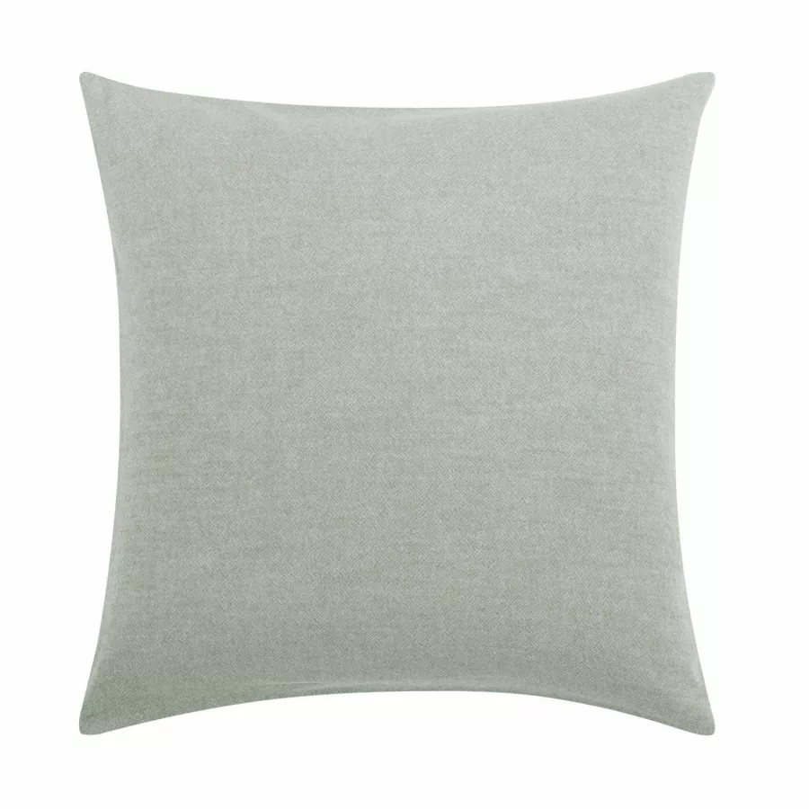 Parure 3 Pices (240 x 220 cm) Meline Sauge, 100% Coton Fils Teints