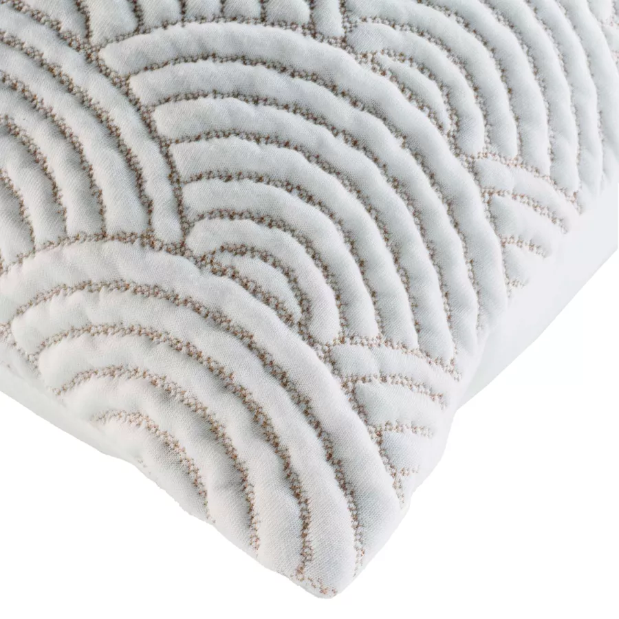 Couvre-Lit MatelassŽ (220 x 240 cm) et 2 Taies d'Oreiller (60 x 60 cm) Cassandra, Jersey/Microfibre