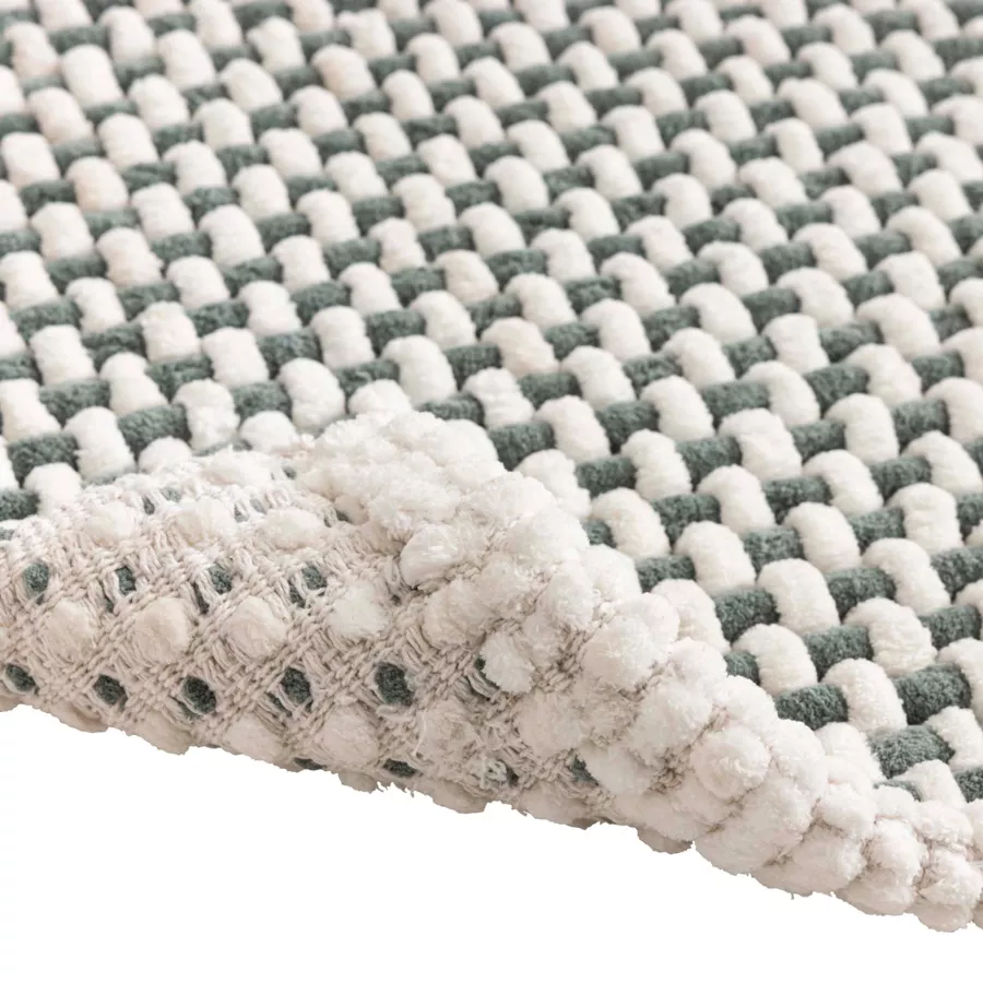 Tapis de Bain (50 x 80 cm) Rafael Cdre, Coton/Polyester Chenille