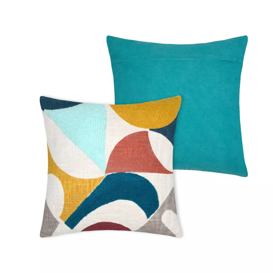 COUSSIN BLOKKEN MULTICOLORE 45X45