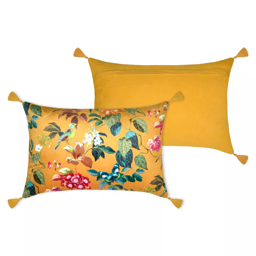 COUSSIN EMMY MOUTARDE 40X60