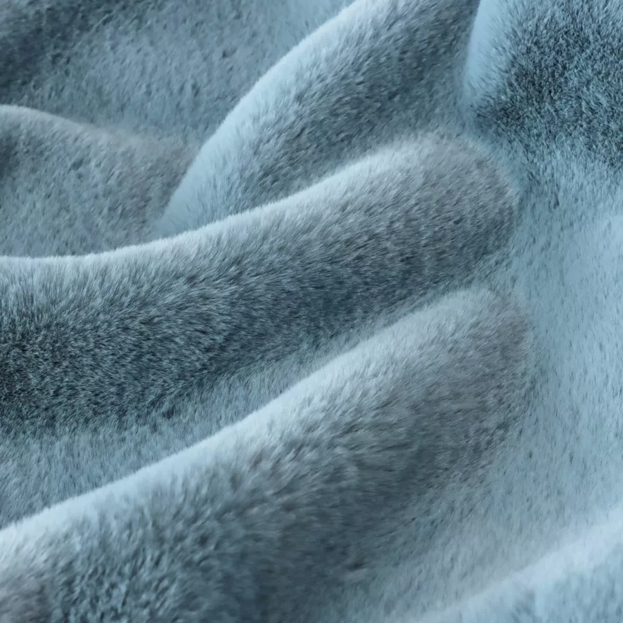 Plaid fausse fourrure (140 x 200 cm) Finn Bleu