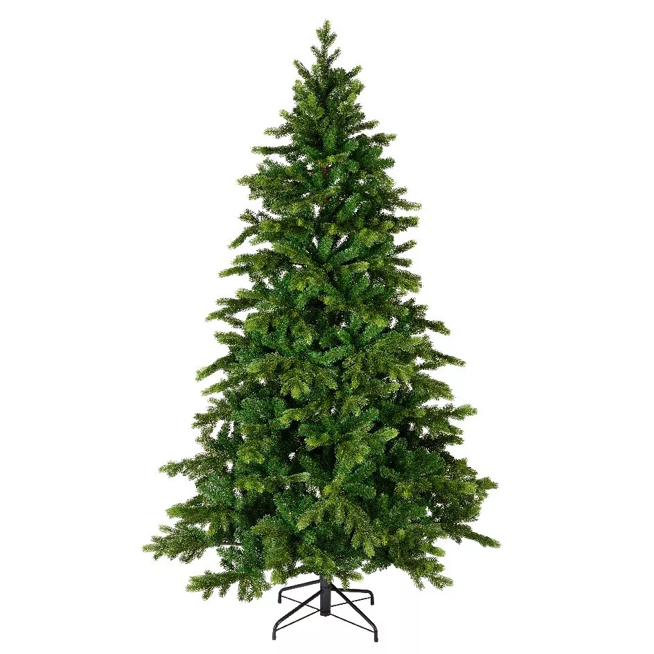 Abeto artificial de Navidad Caucasia Nordmann Altura 240 cm Verde