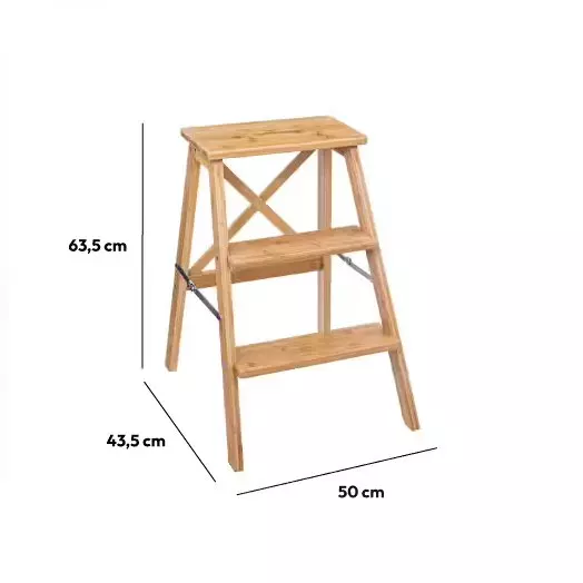 Trapje Bamboe 3 treden 4