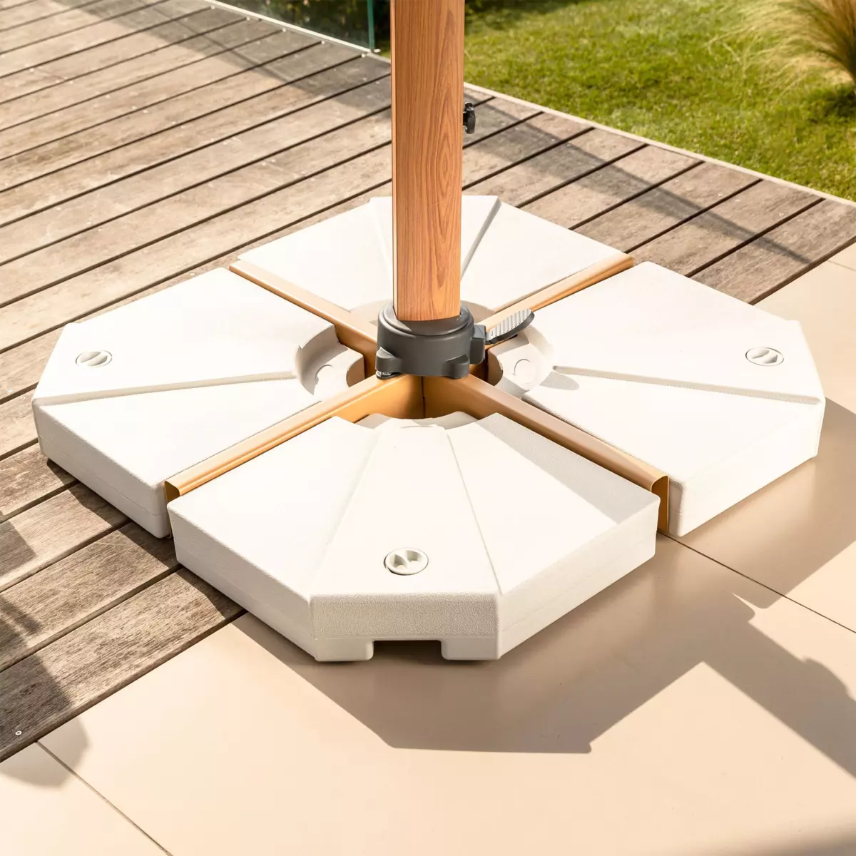 Set di lastre per ombrellone Bahia 20L - Bianco 1