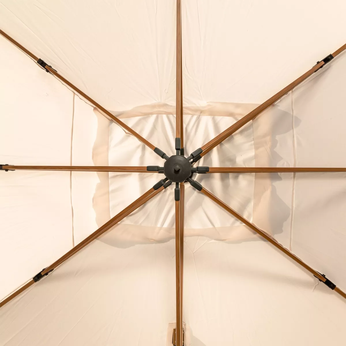 Parasol déporté Yucatan (L4 x 3m) - Blanc 6