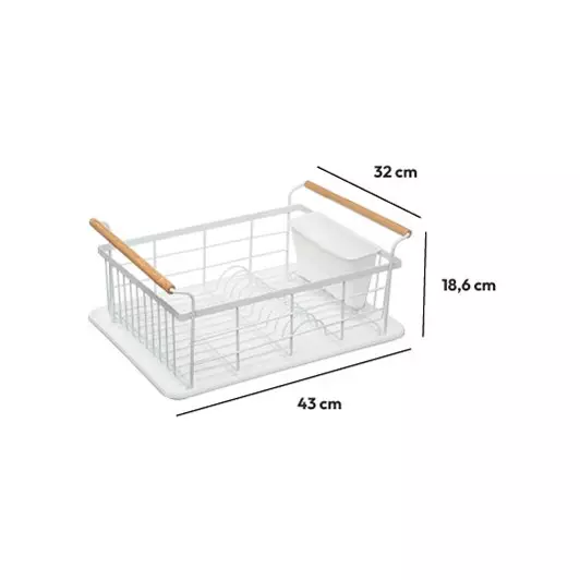 Escurridor metal Modern Blanco 5