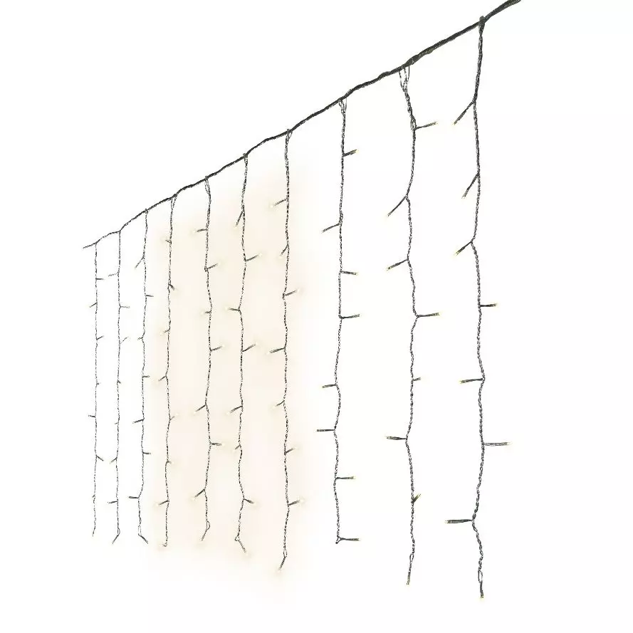 Rideau lumineux H1,50 m Super chaser Blanc chaud 240 LED 4