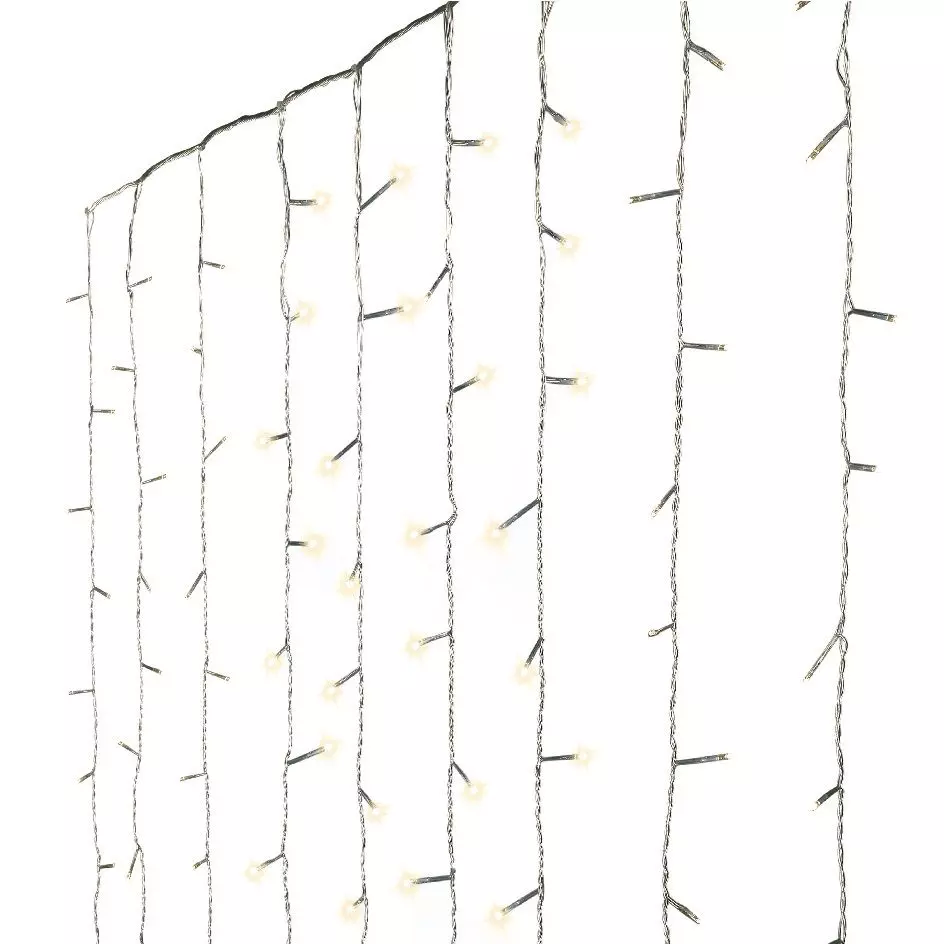 Cortina de luces A1,50 m Super chaser Blanco cálido 240 LED 5