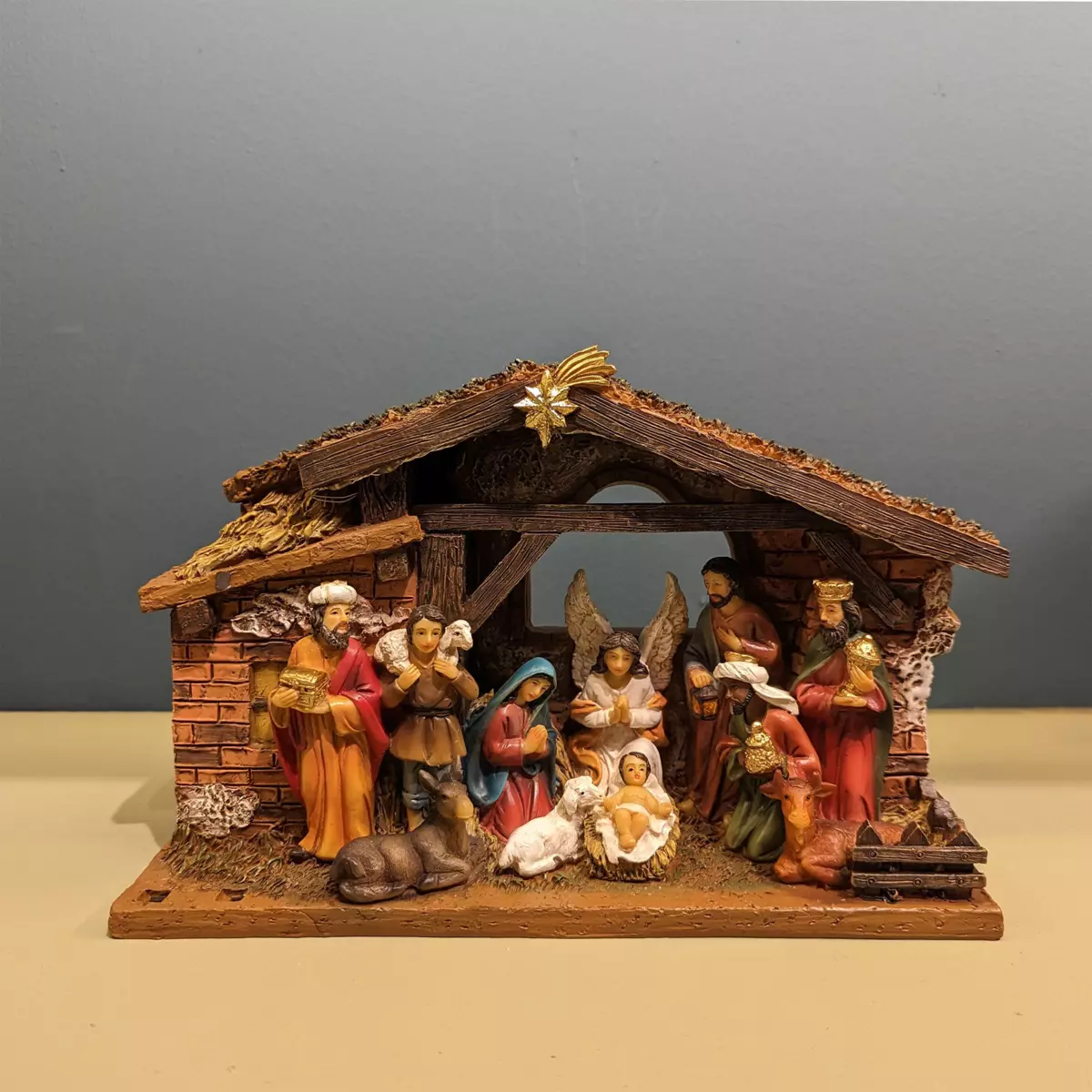 Komplette Weihnachtskrippe Sainte-Julia