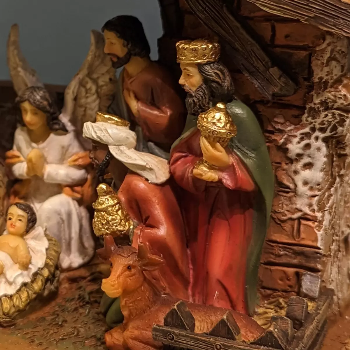 Komplette Weihnachtskrippe Sainte-Julia