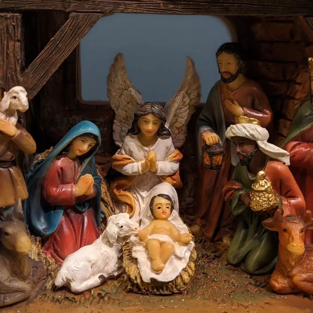 Presepe con natività Sainte-Julia
