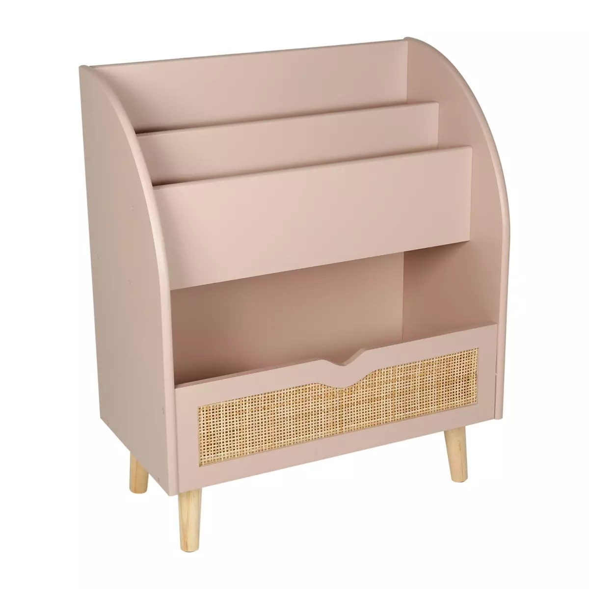 Bücherregal Wiener Geflecht César Rosa 1