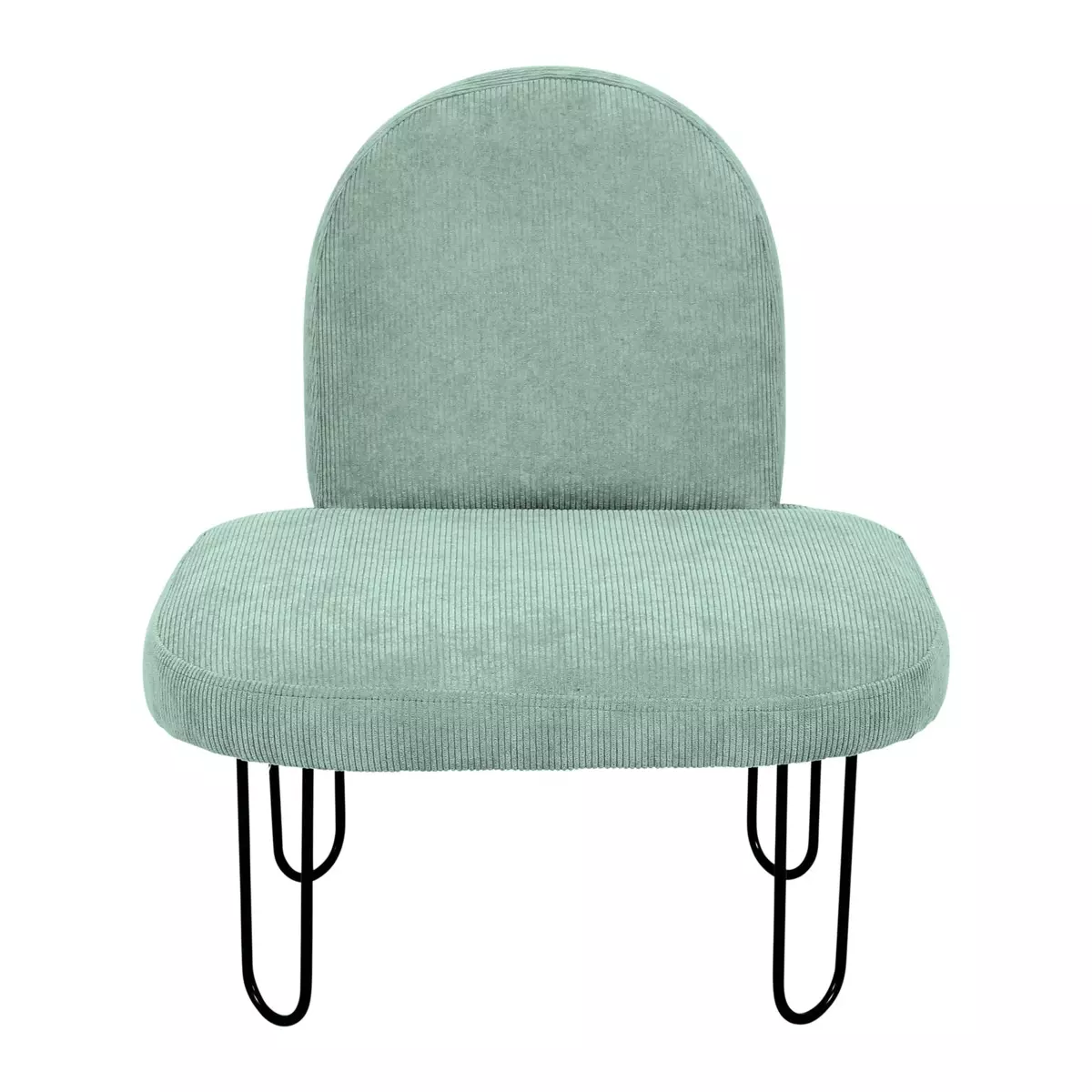 Fauteuil enfant velours Augustin Vert 2