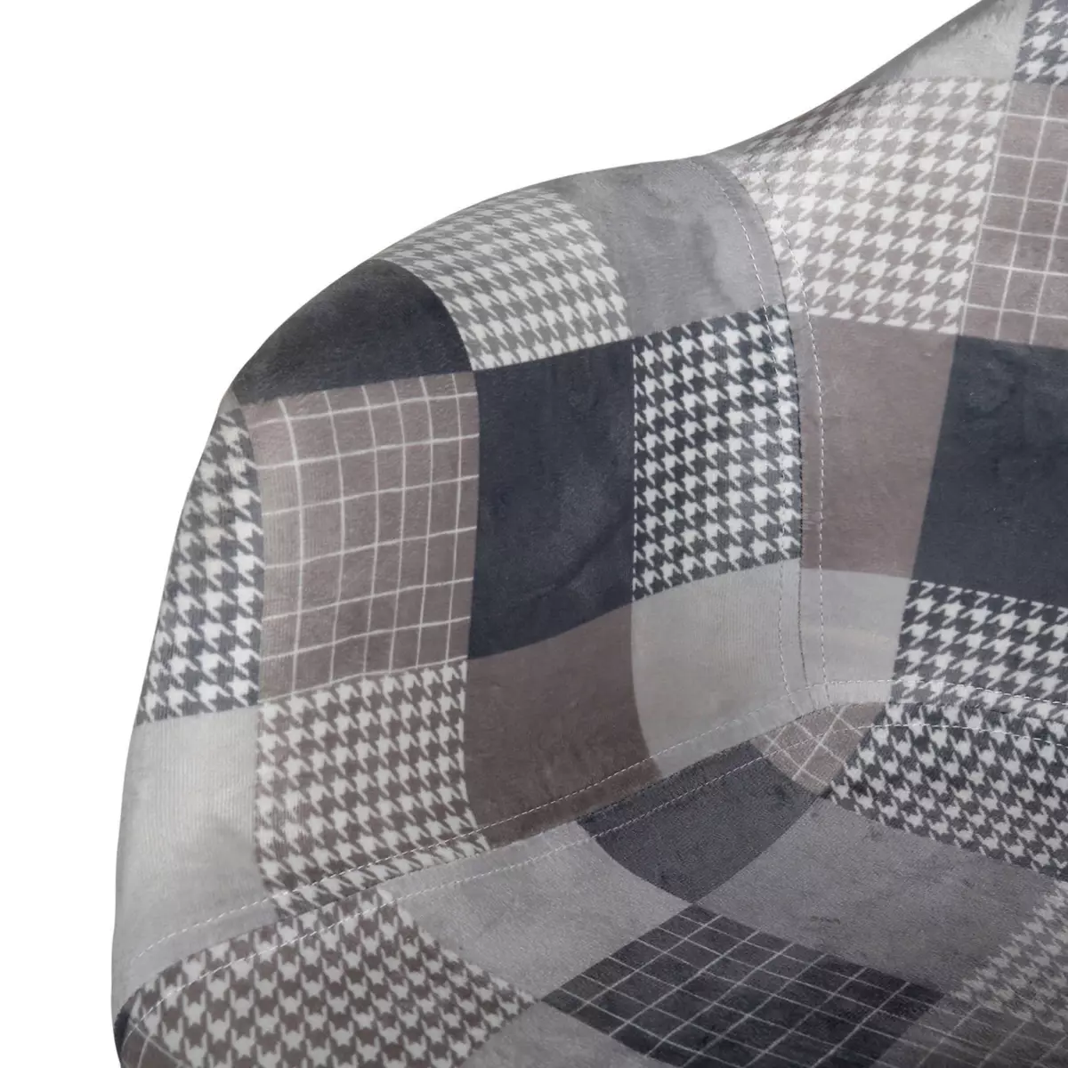 2er Set Kindersessel Patchwork Ernest Grau 2