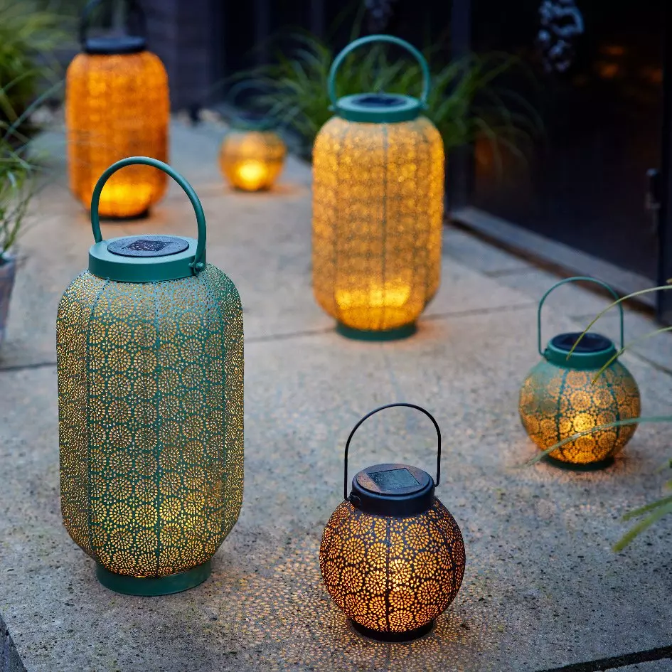 Solar Laterne LED Orient - Warmweiß - Gartendeko, Möbel & Accessoires