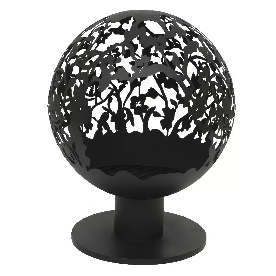 Chimenea brasero calado Negro 4