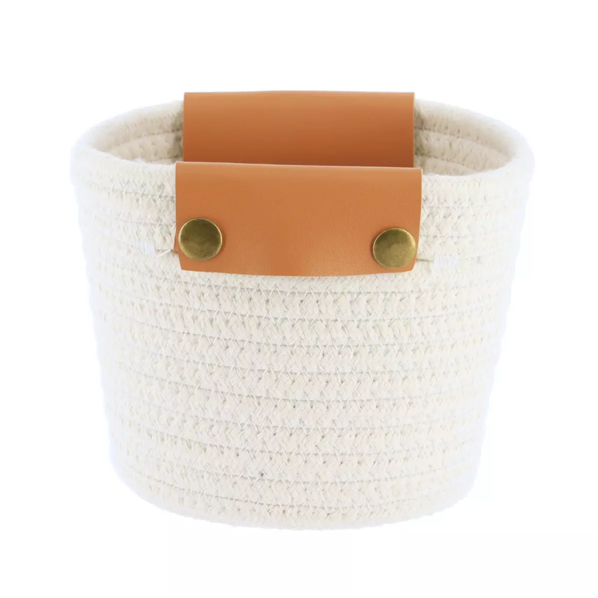 3er Set Körbe Simili Weiß 2