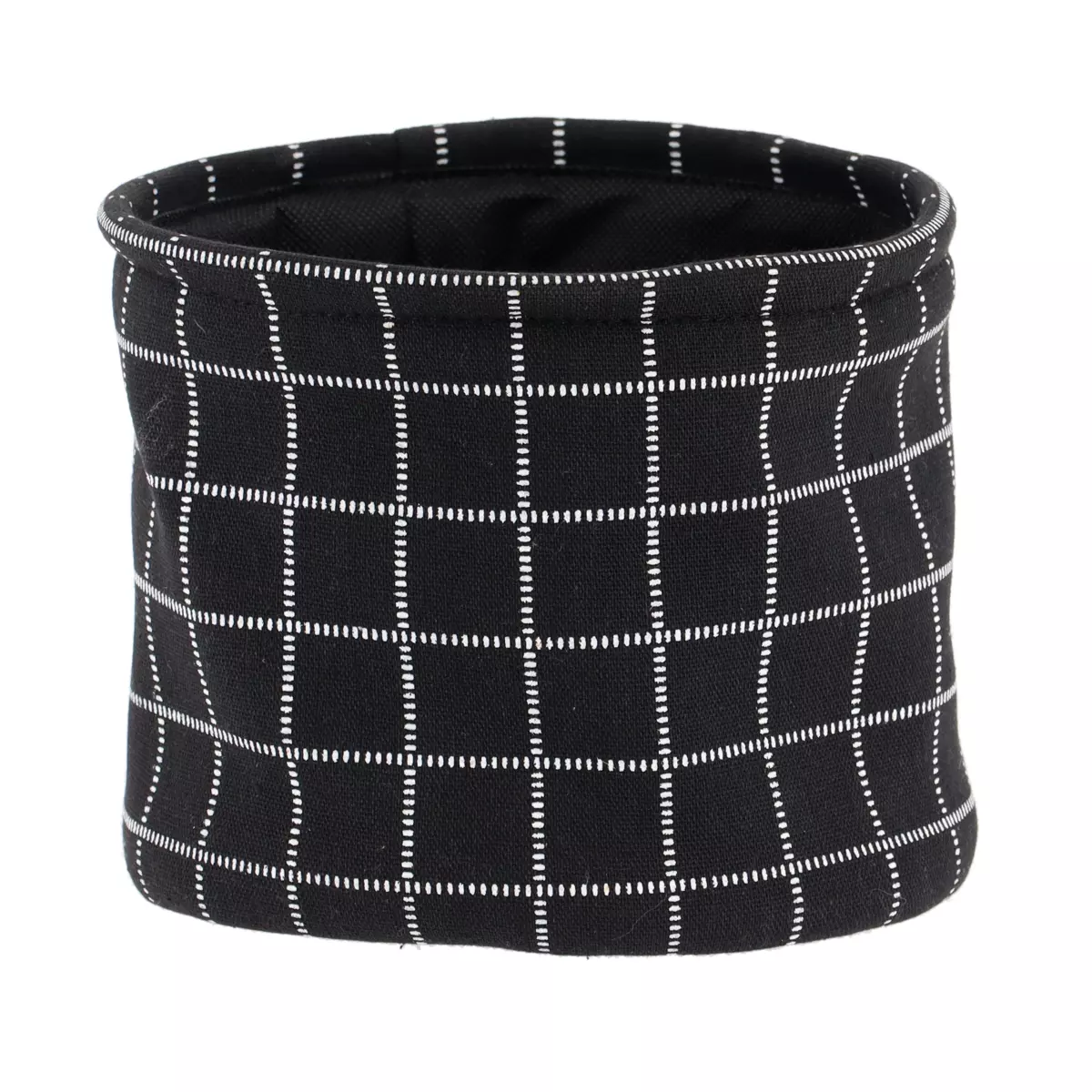 3er Set Körbe Carreaux Schwarz 2