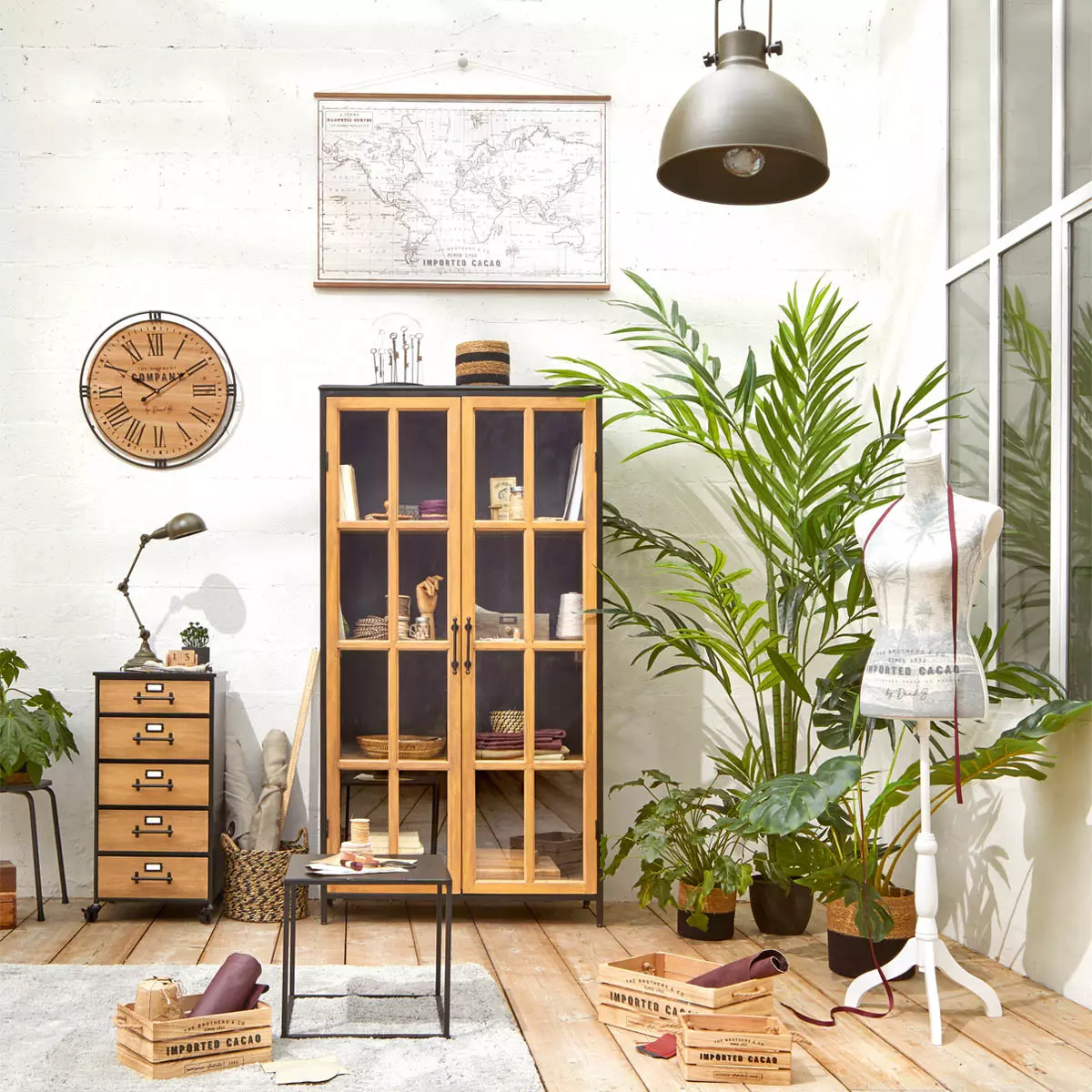 3er Set Kisten Colonial Beige 2