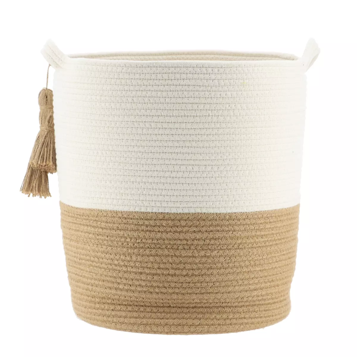 Set van 3 wasmanden (H47 cm) Pompons Camel