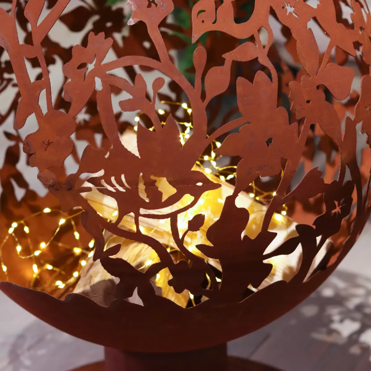 Feuerschale Ajourée Rostbraun 2